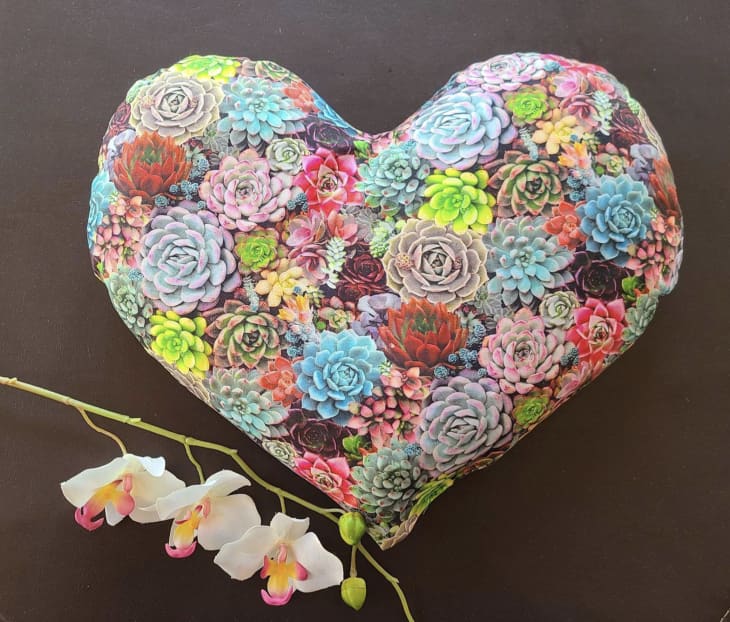 Weighted heart pillow cheap